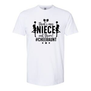 That's My Niece Cheer Aunt Cheerleading Auntie Softstyle CVC T-Shirt