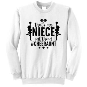 That's My Niece Cheer Aunt Cheerleading Auntie Sweatshirt