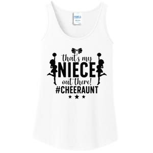 That's My Niece Cheer Aunt Cheerleading Auntie Ladies Essential Tank