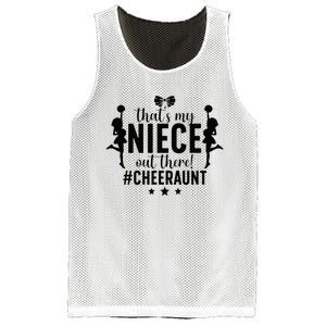 That's My Niece Cheer Aunt Cheerleading Auntie Mesh Reversible Basketball Jersey Tank