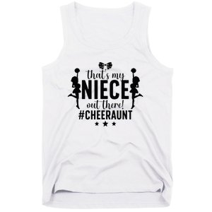 That's My Niece Cheer Aunt Cheerleading Auntie Tank Top