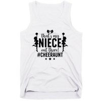 That's My Niece Cheer Aunt Cheerleading Auntie Tank Top