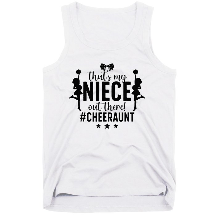 That's My Niece Cheer Aunt Cheerleading Auntie Tank Top