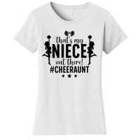 That's My Niece Cheer Aunt Cheerleading Auntie Women's T-Shirt