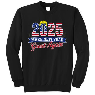 Trump Make New Year Great Again Happy New Years Eve Day 2025 Sweatshirt