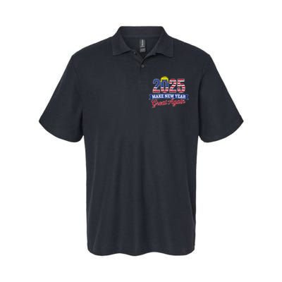 Trump Make New Year Great Again Happy New Years Eve Day 2025 Softstyle Adult Sport Polo