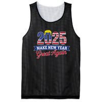 Trump Make New Year Great Again Happy New Years Eve Day 2025 Mesh Reversible Basketball Jersey Tank