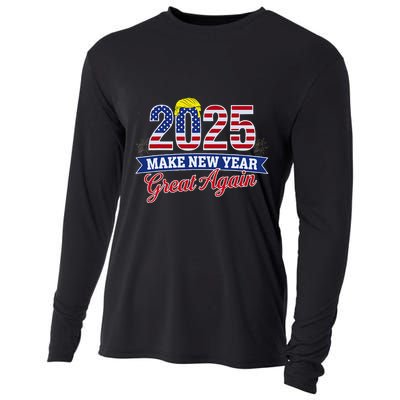 Trump Make New Year Great Again Happy New Years Eve Day 2025 Cooling Performance Long Sleeve Crew