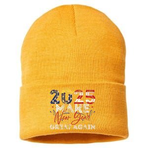 Trump Make New Year Great Again Happy New Years Eve Day 2025 Sustainable Knit Beanie