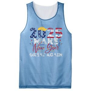 Trump Make New Year Great Again Happy New Years Eve Day 2025 Mesh Reversible Basketball Jersey Tank