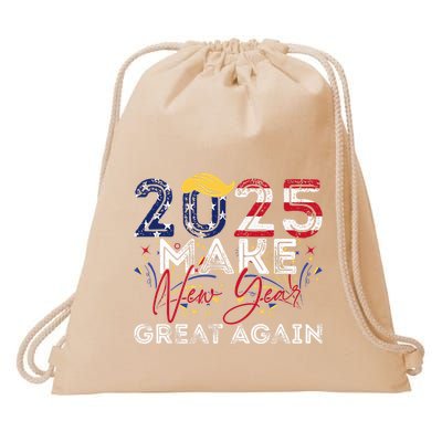 Trump Make New Year Great Again Happy New Years Eve Day 2025 Drawstring Bag