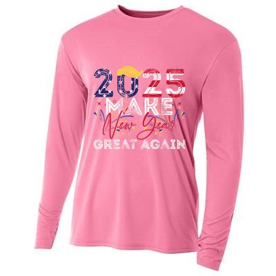 Trump Make New Year Great Again Happy New Years Eve Day 2025 Cooling Performance Long Sleeve Crew