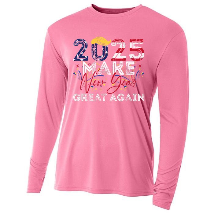 Trump Make New Year Great Again Happy New Years Eve Day 2025 Cooling Performance Long Sleeve Crew