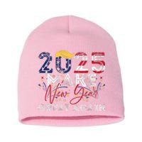 Trump Make New Year Great Again Happy New Years Eve Day 2025 Short Acrylic Beanie