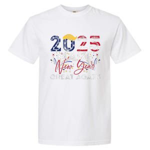 Trump Make New Year Great Again Happy New Years Eve Day 2025 Garment-Dyed Heavyweight T-Shirt