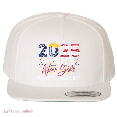 Trump Make New Year Great Again Happy New Years Eve Day 2025 Wool Snapback Cap