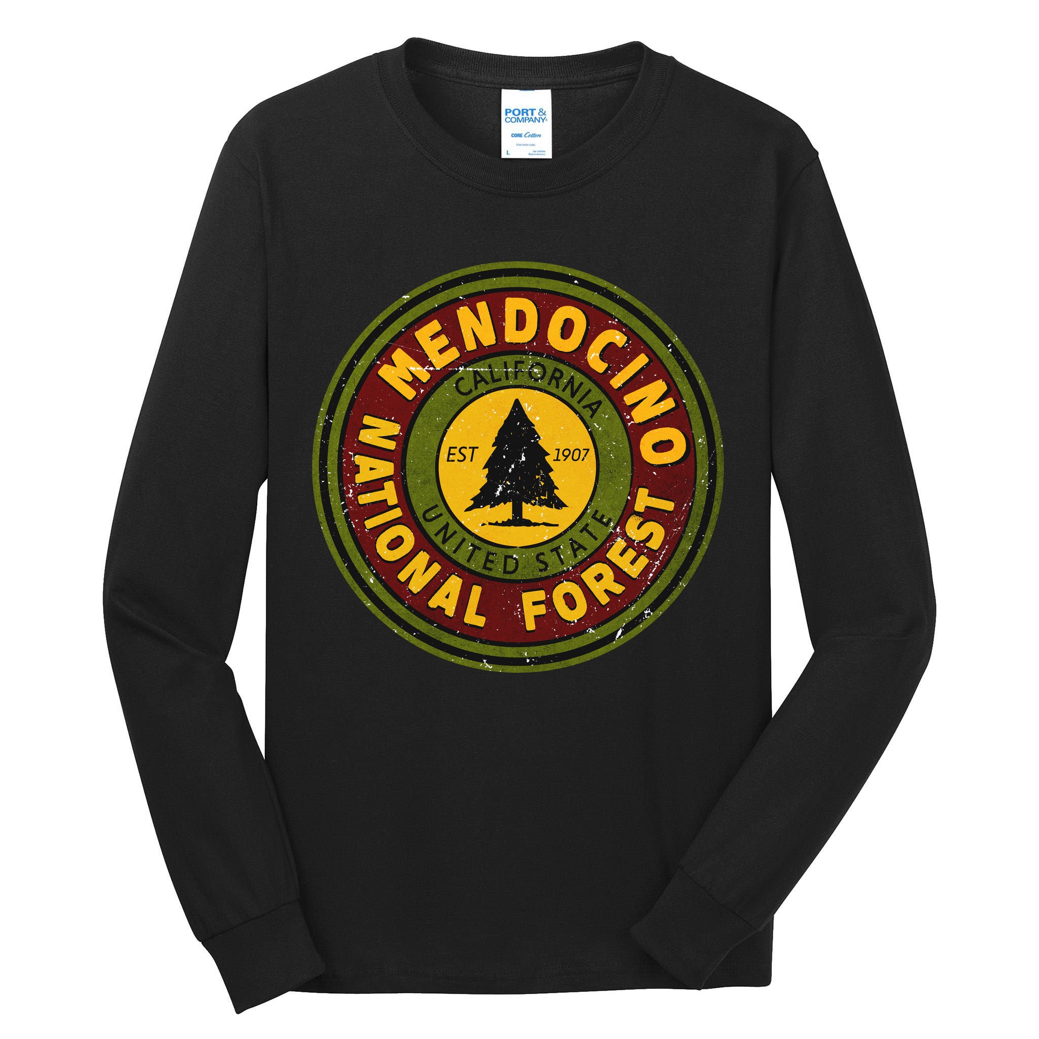 The Mendocino National Forest Tall Long Sleeve T-Shirt