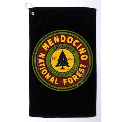 The Mendocino National Forest Golf Towel
