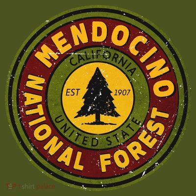The Mendocino National Forest T-Shirt