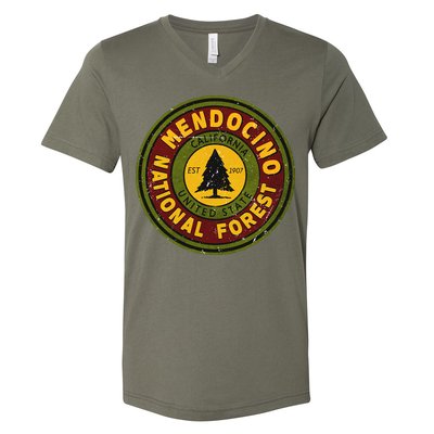 The Mendocino National Forest V-Neck T-Shirt