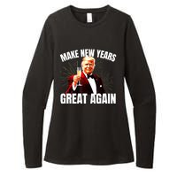 Trump Make New Year Great Again Happy New Years Eve Day 2025 Womens CVC Long Sleeve Shirt