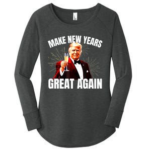 Trump Make New Year Great Again Happy New Years Eve Day 2025 Women's Perfect Tri Tunic Long Sleeve Shirt