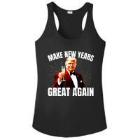 Trump Make New Year Great Again Happy New Years Eve Day 2025 Ladies PosiCharge Competitor Racerback Tank