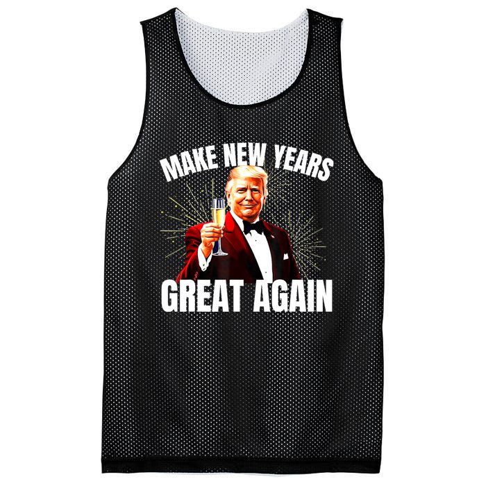 Trump Make New Year Great Again Happy New Years Eve Day 2025 Mesh Reversible Basketball Jersey Tank