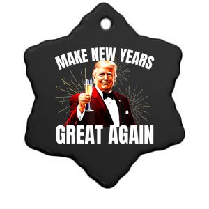 Trump Make New Year Great Again Happy New Years Eve Day 2025 Ceramic Star Ornament