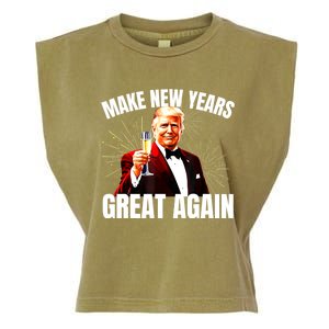 Trump Make New Year Great Again Happy New Years Eve Day 2025 Garment-Dyed Women's Muscle Tee