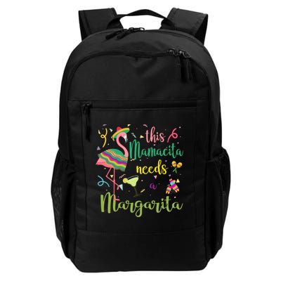 This Mamacita Needs A Margarita Fiesta Flamingo Backpack