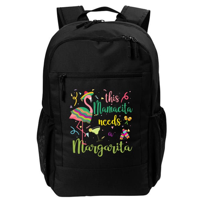 This Mamacita Needs A Margarita Fiesta Flamingo Backpack