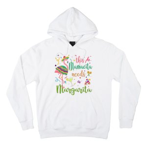 This Mamacita Needs A Margarita Fiesta Flamingo Hoodie