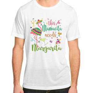 This Mamacita Needs A Margarita Fiesta Flamingo Adult ChromaSoft Performance T-Shirt