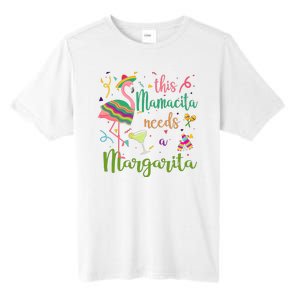 This Mamacita Needs A Margarita Fiesta Flamingo Tall Fusion ChromaSoft Performance T-Shirt