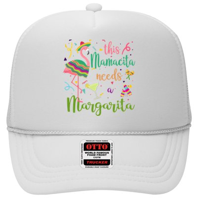 This Mamacita Needs A Margarita Fiesta Flamingo Trucker Hat