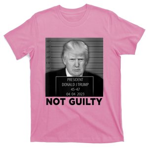 Trump Mugshot Not Guilty 4547 President Trump Arrest T-Shirt