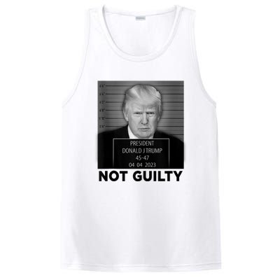 Trump Mugshot Not Guilty 4547 President Trump Arrest PosiCharge Competitor Tank