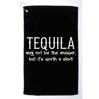 Tequila May Not Be The Answer, But Its Wirth A Shot Cinco De Mayo Golf Towel