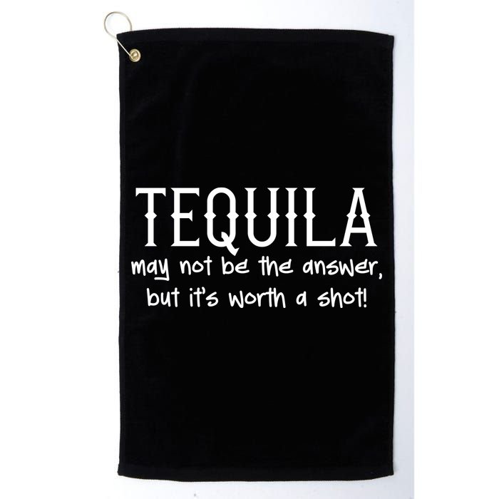 Tequila May Not Be The Answer, But Its Wirth A Shot Cinco De Mayo Golf Towel