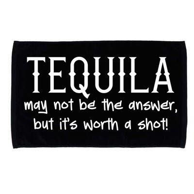 Tequila May Not Be The Answer, But Its Wirth A Shot Cinco De Mayo Microfiber Hand Towel