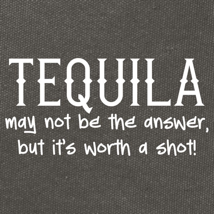 Tequila May Not Be The Answer, But Its Wirth A Shot Cinco De Mayo Cotton Canvas Backpack
