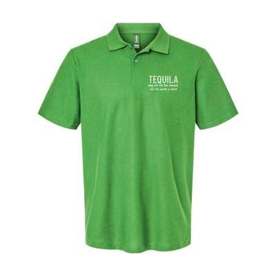 Tequila May Not Be The Answer, But Its Wirth A Shot Cinco De Mayo Softstyle Adult Sport Polo