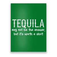 Tequila May Not Be The Answer, But Its Wirth A Shot Cinco De Mayo Poster