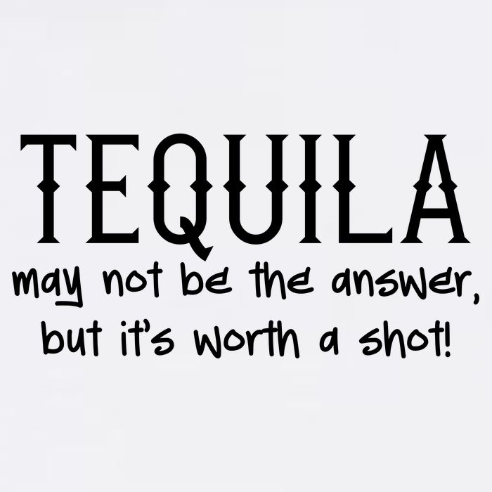 Tequila May Not Be The Answer, But Its Wirth A Shot Cinco De Mayo Garment-Dyed Sweatshirt
