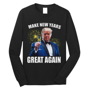 Trump Make New Year Great Again Happy New Years Eve Day 2025 Long Sleeve Shirt