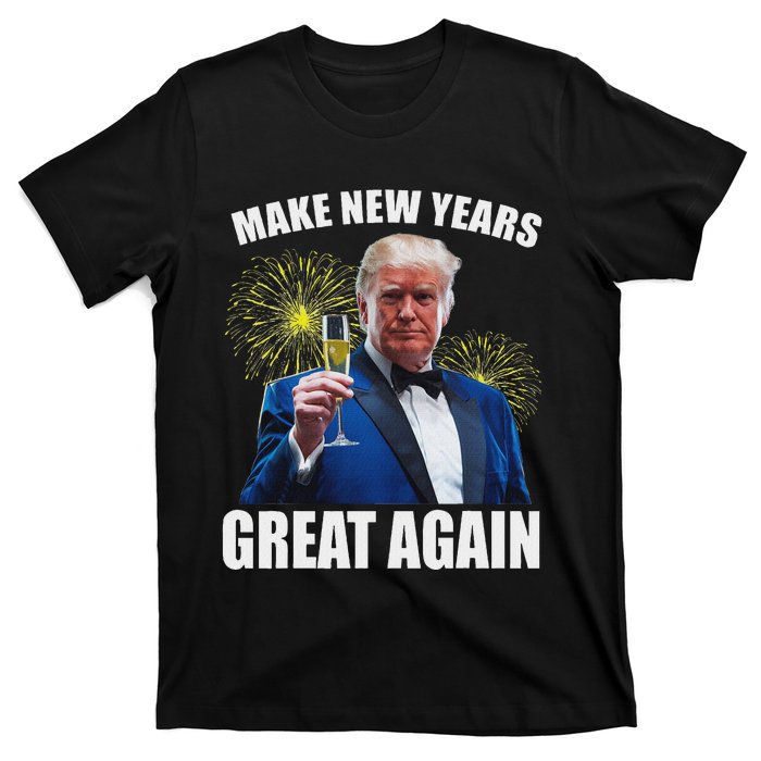 Trump Make New Year Great Again Happy New Years Eve Day 2025 T-Shirt