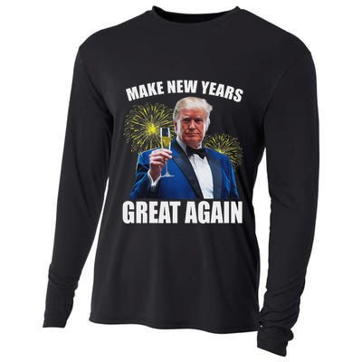 Trump Make New Year Great Again Happy New Years Eve Day 2025 Cooling Performance Long Sleeve Crew