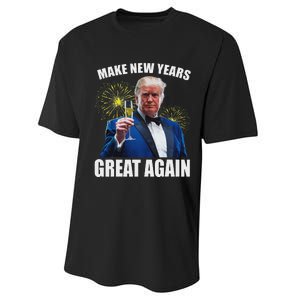 Trump Make New Year Great Again Happy New Years Eve Day 2025 Performance Sprint T-Shirt