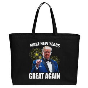 Trump Make New Year Great Again Happy New Years Eve Day 2025 Cotton Canvas Jumbo Tote